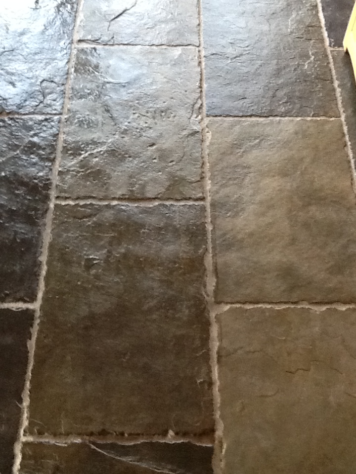 Wetherby Slate Floor Tiles Cleaned and Sealed