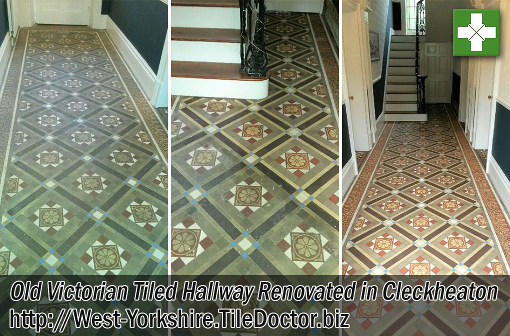 Victorian Tiled Hallway Floor Renovation Cleckheaton Kirklees